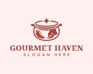 Chinese Hot Pot Dining logo design