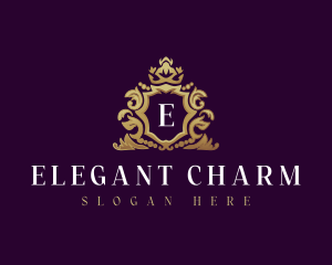 Elegant Royal Shield logo design