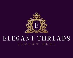 Elegant Royal Shield logo design