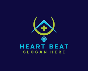 Stethoscope - Medical Stethoscope House logo design