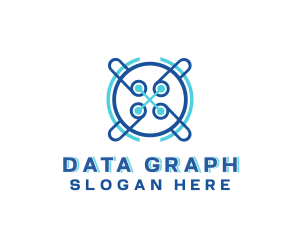 Data Circuit Network logo design