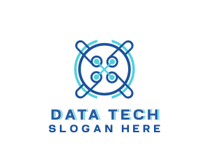 Data - Data Circuit Network logo design