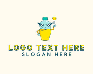 Lemon Juice Bottle Logo