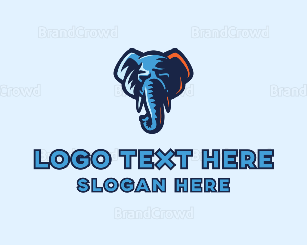 Elephant Mammoth Animal Logo