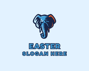 Trunk - Elephant Mammoth Animal logo design