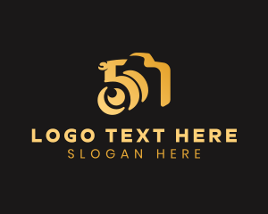 Video - Camera Lens Photographer logo design