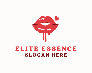 Drip - Sexy Lips Drip logo design