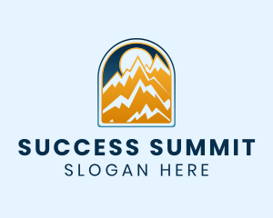 Sunset Mountain Summit logo design