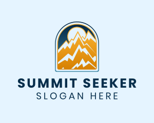 Sunset Mountain Summit logo design