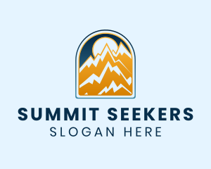 Sunset Mountain Summit logo design