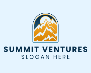 Sunset Mountain Summit logo design