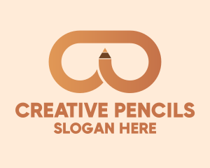 Brown Pencil Glasses  logo design