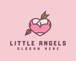 Juicy - Cupid Arrow Lingerie logo design