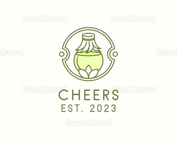 Herbal Kombucha Drink Logo