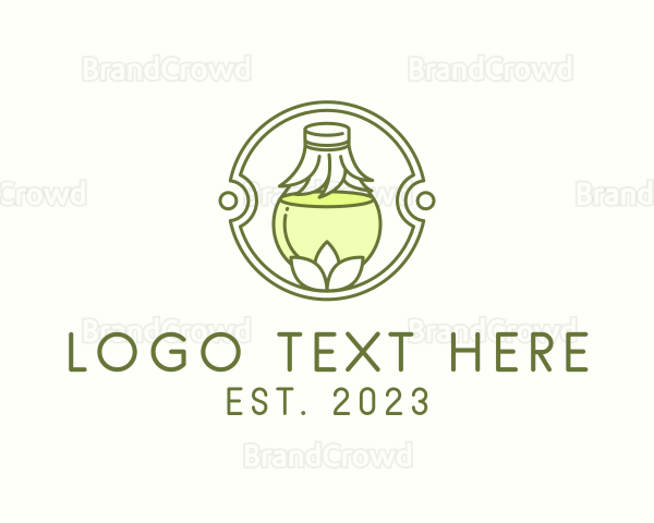 Herbal Kombucha Drink Logo