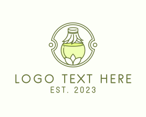 Bottle - Herbal Kombucha Drink logo design
