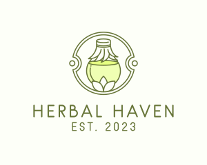 Herbal - Herbal Kombucha Drink logo design