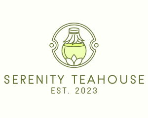 Herbal Kombucha Drink logo design