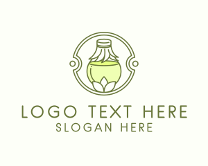 Herbal Kombucha Drink Logo