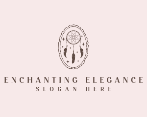 Charm - Bohemian Dreamcatcher Charm logo design