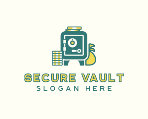 Vault - Money Vault Coin logo design