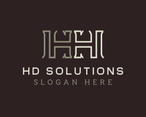 Legal Firm Letter H logo design