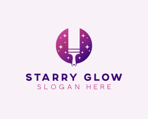 Starry - Starry Painting Brush logo design