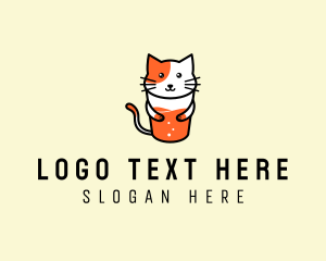 Veterinary - Cat Soda Beverage logo design