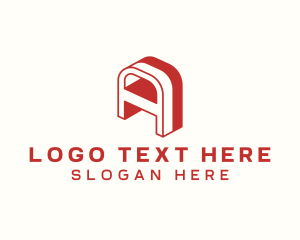 Creative - Media Professional Firm Letter A logo design