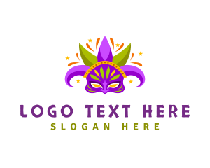 Festivity - Festival Mask Costume logo design