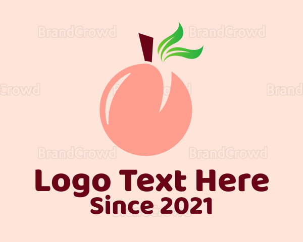 Peach Fruit Stall Logo