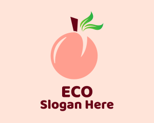Peach Fruit Stall  Logo