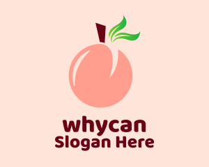 Peach Fruit Stall  Logo
