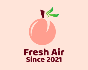 Peach Fruit Stall  logo design