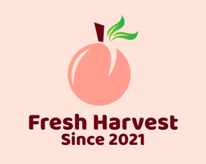 Peach Fruit Stall  logo design