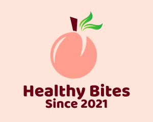 Peach Fruit Stall  logo design