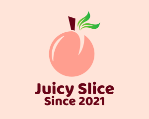 Peach Fruit Stall  logo design