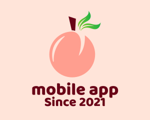 Grocer - Peach Fruit Stall logo design