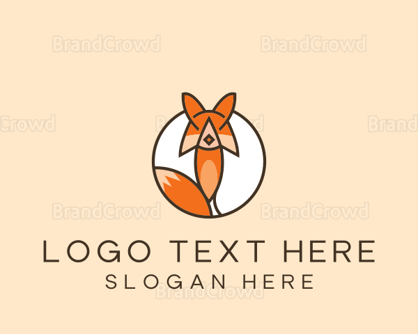 Fox Tail Animal Logo