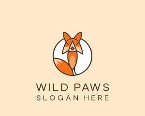 Animal - Fox Tail Animal logo design