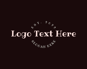 Aesthetic - Modern Restaurant Wordmark logo design