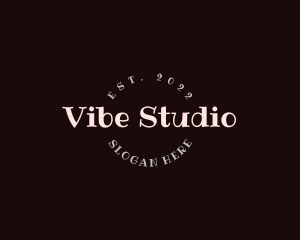 Vibe - Modern Restaurant Wordmark logo design