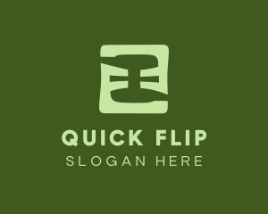 Flip - Creative Software Letter E logo design