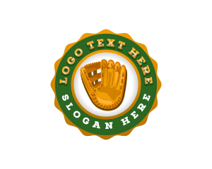 Sports Baseball Mitt logo design