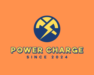 Tech Power Charge logo design