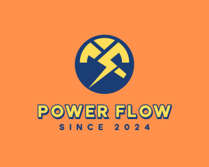 Tech Power Charge logo design