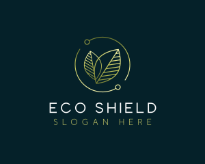 Leaf Nature Eco logo design