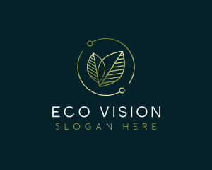 Leaf Nature Eco logo design