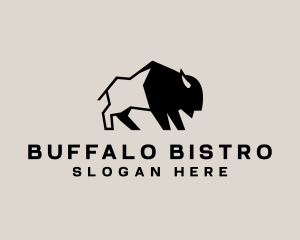 Bison Buffalo Herd logo design