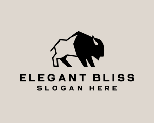 Reserve - Bison Buffalo Herd logo design